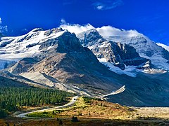 Sur le chemin du Paradis dans le parc national Jasper. Septembre 2017.