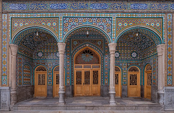 One of the room in Atabaki sahn at Fatima Masumeh Shrine, Qom, Iran