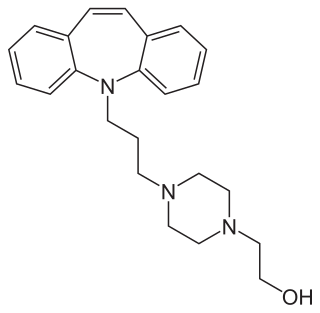 <span class="mw-page-title-main">Opipramol</span> Drug used to treat depressive and anxiety disorders