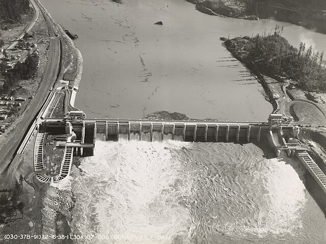 Bonneville Dam, 1938