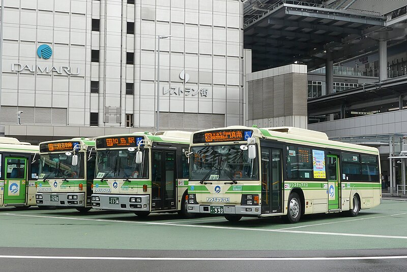 File:Osaka-City-Bus Osaka-STA.jpg