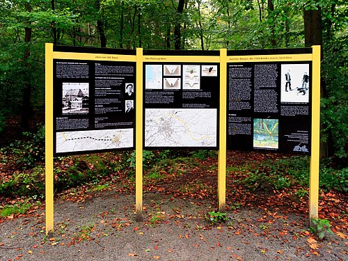 Denkmal zur Erinnerung an den Panzergrabenbau durch KZ-Häftlinge in Aurich