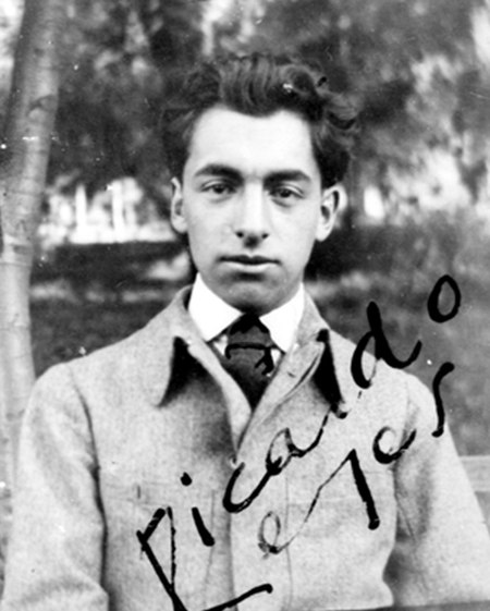 Neruda as a young man.
