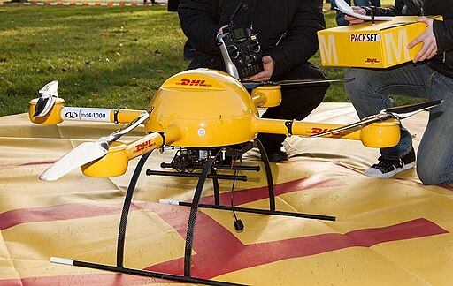 Package copter microdrones dhl