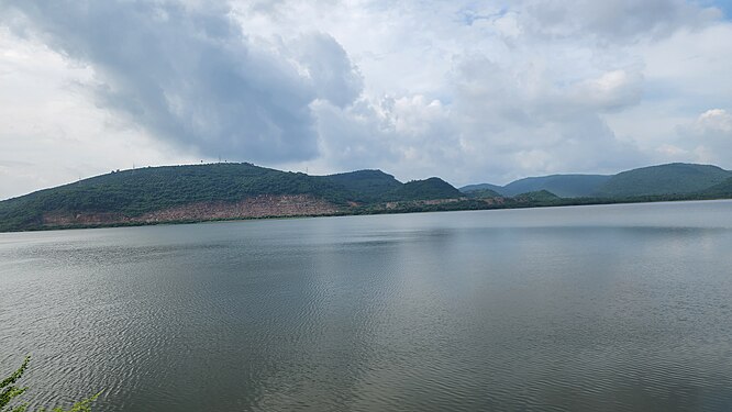 The temple town of Annavaram in Andhra Pradesh, India, is on the banks of river Pampa.