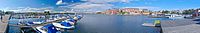 English: Panoramics of Karlskrona from inner harbor