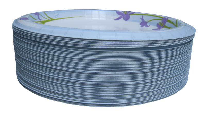 File:Paper plates - isolated.png