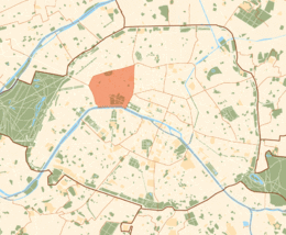 8ème arrondissement de Paris - Localisation