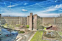 Park Hill flats, an example of 1950s and 1960s council housing estates in Sheffield Parkhill2.jpg