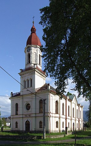 Partizánska Ľupča (Deutschliptsch, Németlipcse) - evanjelický kostol.JPG