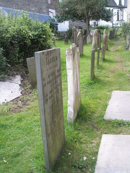 File:Path in churchyard at St Mary the Virgin, Lynton - geograph.org.uk - 936864.jpg
