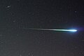 Bolid z roju Perseidów o jasności −9 mag, który pojawił się podczas maksimum w nocy z 11 na 12 sierpnia 2016 roku o godzinie 23:59 UTC