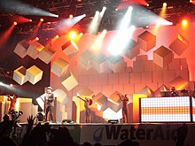 Pet Shop Boys performing in 2010 Pet Shop Boys (4746757504).jpg