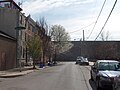 Aspen Street, Fairmount, Philadelphia, PA 19130, looking east, 2200 block