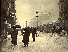 Place Fontainas por volta de 1910