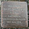 Plauen, Stolperstein Julius Brandeis - Scholtzestraße 13.jpg