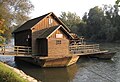floating mill on river Mur, Ižakovci, Slovenia