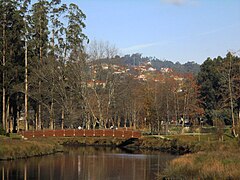 A Szoborsziget parkjának belső csatornája