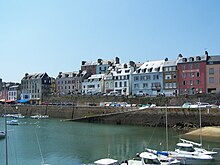 Douarnenez : un quai du port du Rosmeur.