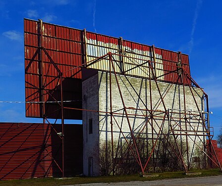 Drive-in theatre in Port Hope, Ontario, Canada