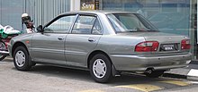 Proton Wira (saloon) (first generation, second facelift) (rear), Serdang.jpg