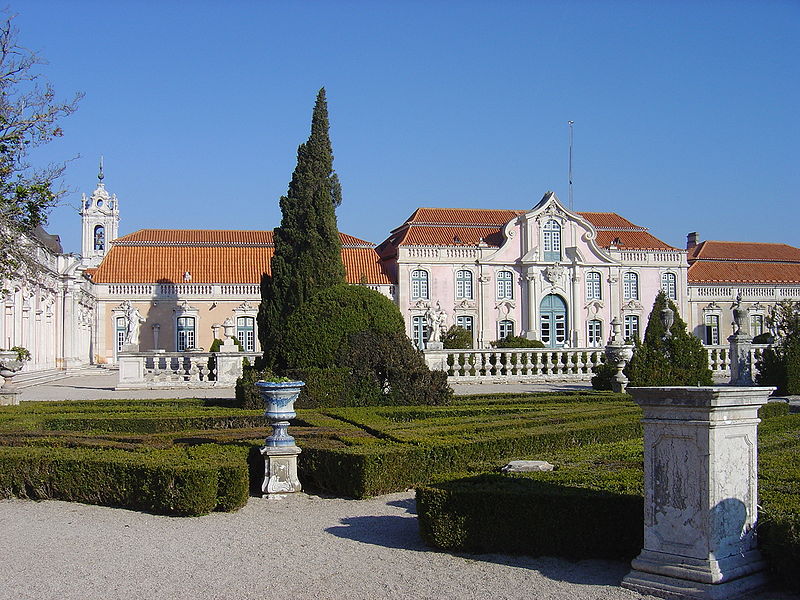 File:Queluz Palace gardens and ballroom wing.JPG