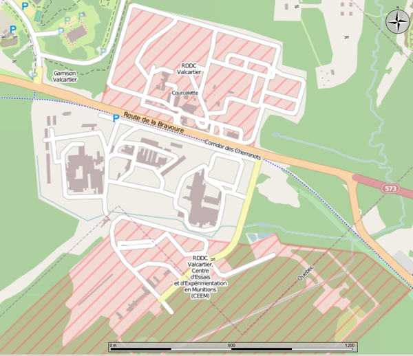 Map of the base