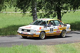 Rallye de Bohême 2012 (spectacle historique, SS21 Sychrov) - Audi 200 Quattro.JPG