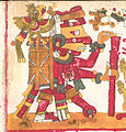 Mixcóatl o Tezcatlipoca Rojo, Códice Borgia.