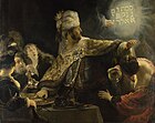 『ベルシャザルの饗宴』1635年頃 ロンドン・ナショナル・ギャラリー
