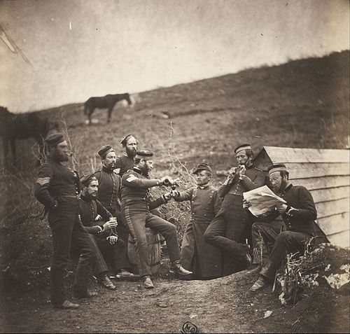 Roger Fenton was one of the first war photographers. He captured images of the Crimean War (1853–1856)