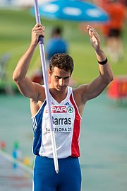 Romain Barras at the 2010 European Athletics Championships in Barcelona Romain Barras Barcelone 2010.jpg