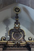 Couronnement de l'autel secondaire "Ste-Catherine d'Alexandrie"