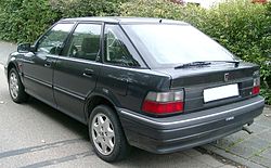 Rover 200 Series Mk2, Rear 3/4 View