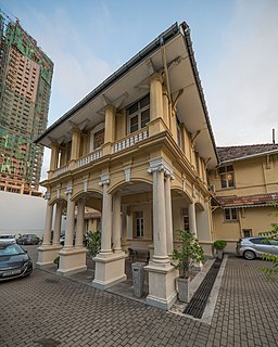Victoria Masonic Temple Building in Colombo, Sri Lanka