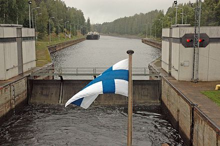 Saimaa Canal was opened in 1856, greatly invigorating the Saimaa area.