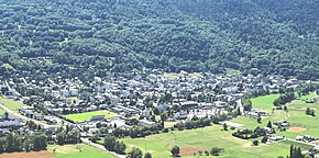 Vue générale du village.