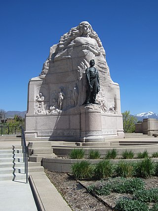 <span class="mw-page-title-main">Mormon Battalion Monument (Salt Lake City)</span> Monument in Salt Lake City, Utah, U.S.