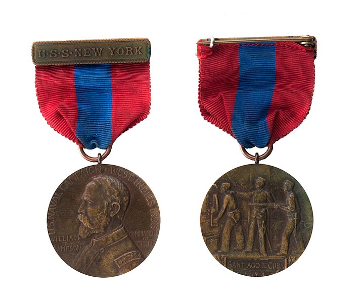 File:Sampson Medal from the USS New York.jpg