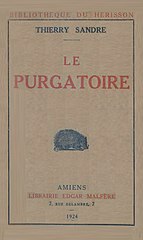 Thierry Sandre, Le Purgatoire, 1924    