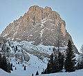 * Nomination North face of the Saslong Val Gardena with Legrima couloir in South Tyrol. View from Tramans --Moroder 18:53, 28 August 2015 (UTC) * Promotion  Question Blue cast ?--Jebulon 22:44, 29 August 2015 (UTC) Done It needed only a light WB correction, thanks --Moroder 11:52, 30 August 2015 (UTC) Support--Jebulon 21:05, 6 September 2015 (UTC)