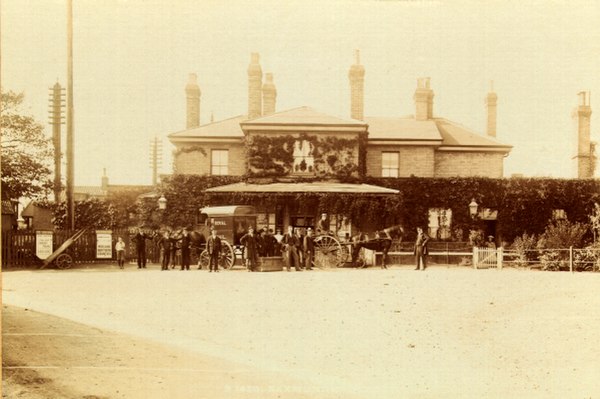 Saxmundham Station circa 1901