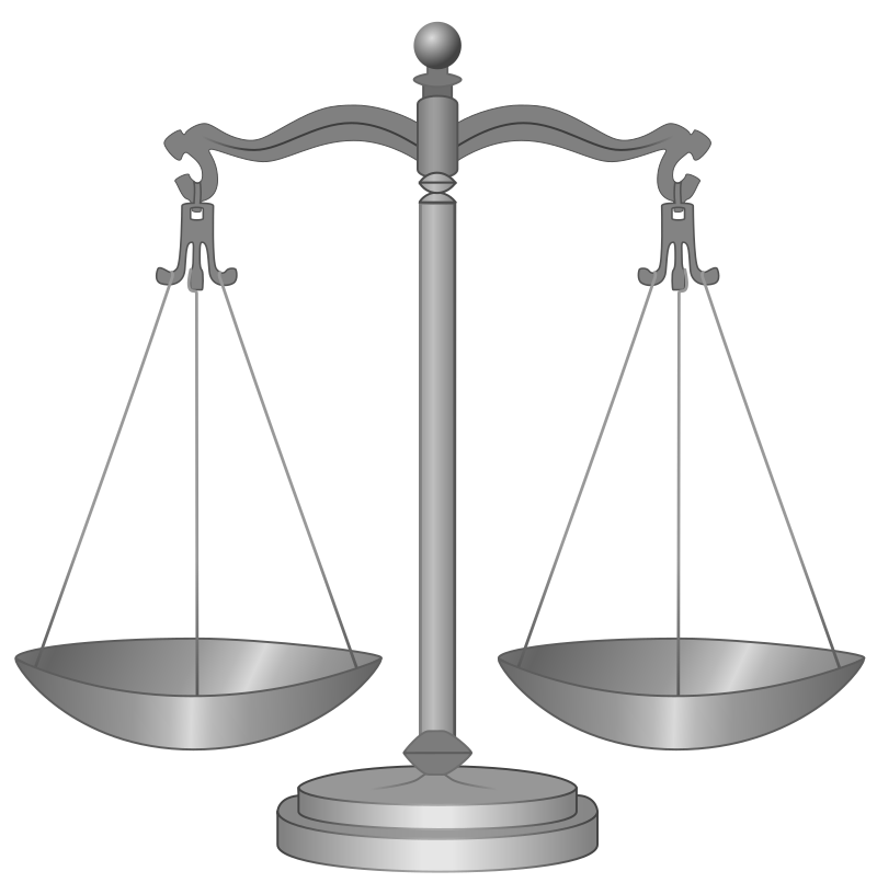 Free: What Are We Looking For - Weighing Scale Justice Png 