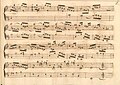 partitura manuscrita