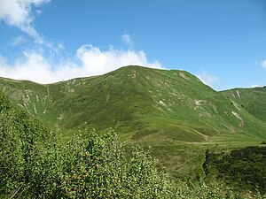 Schlappoldkopf from the Fellhornbahn middle station