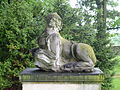 Garden sculpture "Sphinx" (individual monument for ID no. 09252237)