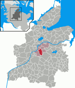Läget för kommunen Schülldorf i Kreis Rendsburg-Eckernförde