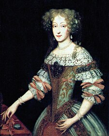 Královna Eleonora, okolo roku 1670 autor portrétu Daniel Schultz