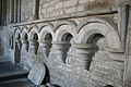 A six-seater sedilia of c1200 in the Priory church of Deeping St.James, Lincolnshire