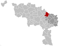 Seneffe Hainaut Бельгия Map.png